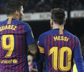 在格雷米奥踢到年底 苏亚雷斯希望在梅西身边退役